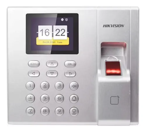 Dispositivo Terminal biométrica control de asistencia Hikvision