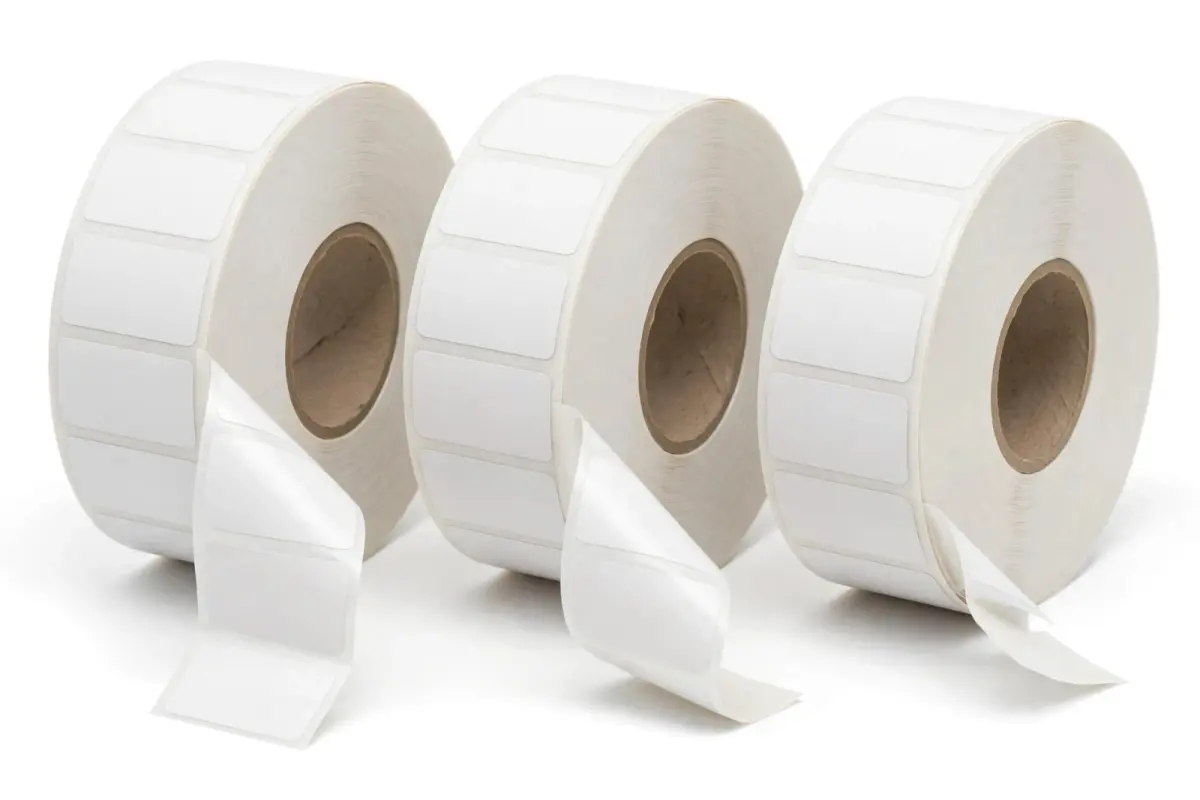 Dispositivo ETIQUETA TERMOTRANFER BLANCA 2.5x1.3 cm, 20.000et/Roll