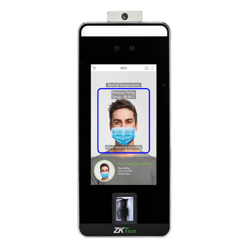 Dispositivo ZKTECO SPEEDFACE V5L, CONTROL DE ACCESO HUELLA, ROSTRO, PALMA, RFID, ETHERNET